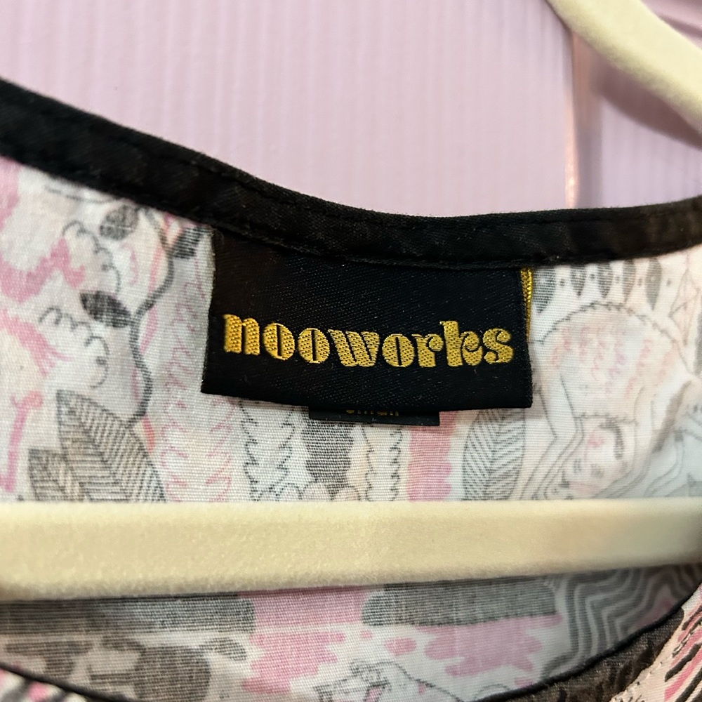 Rare Print EUC Nooworks Big Pocket Dress - Howell - Picture 4 of 5